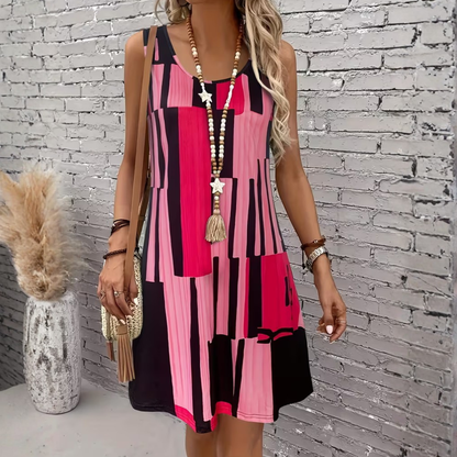 GeoChic – Vestido Estampado Verano + Regalo Exclusivo