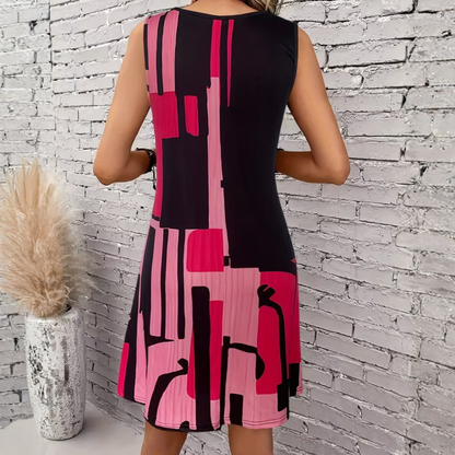 GeoChic – Vestido Estampado Verano + Regalo Exclusivo